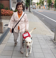 盲導犬利用者　山本美恵子様